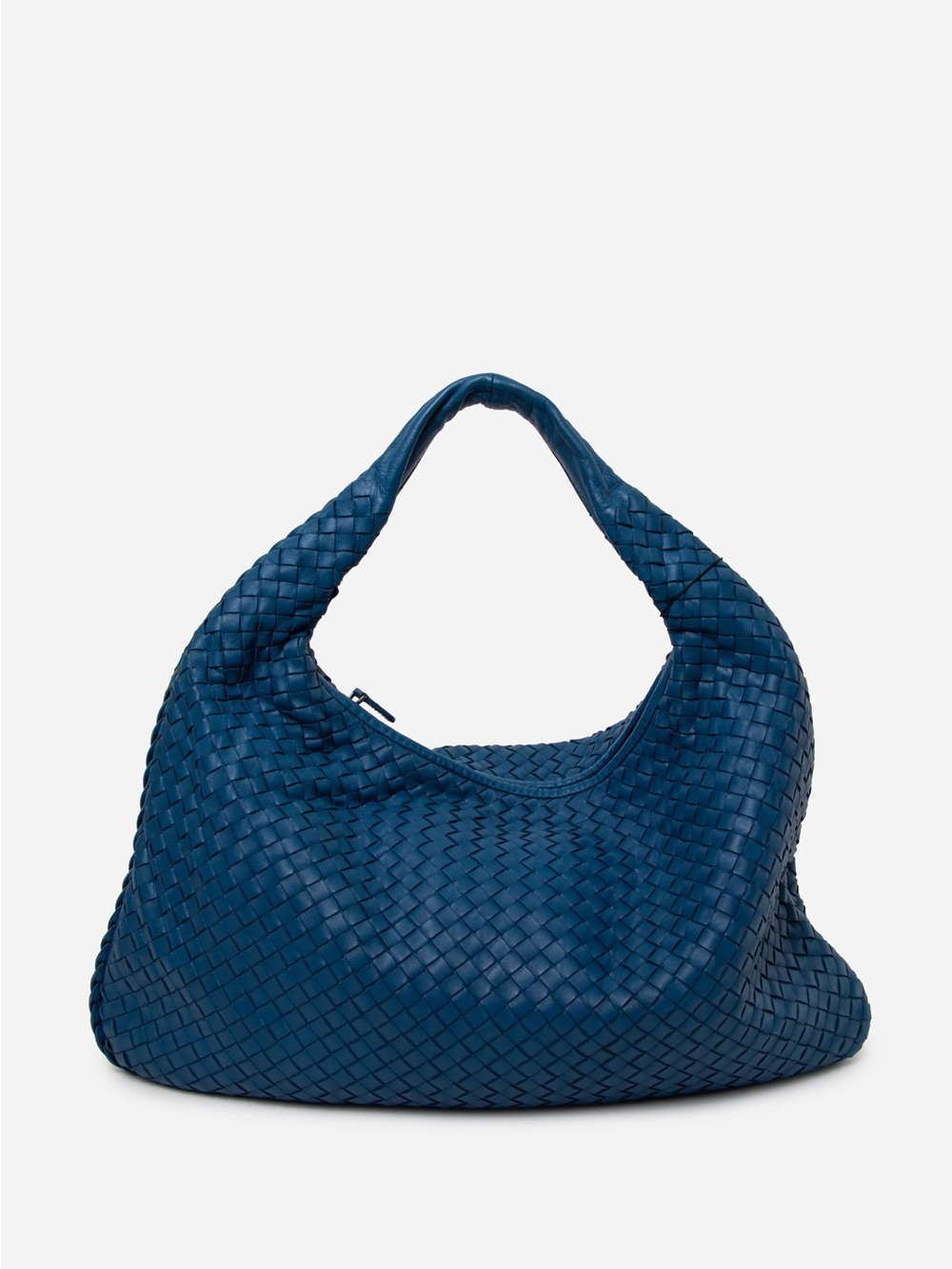 Bottega Veneta Blue Intrecciato Veneta Hobo - Picture 2 of 4
